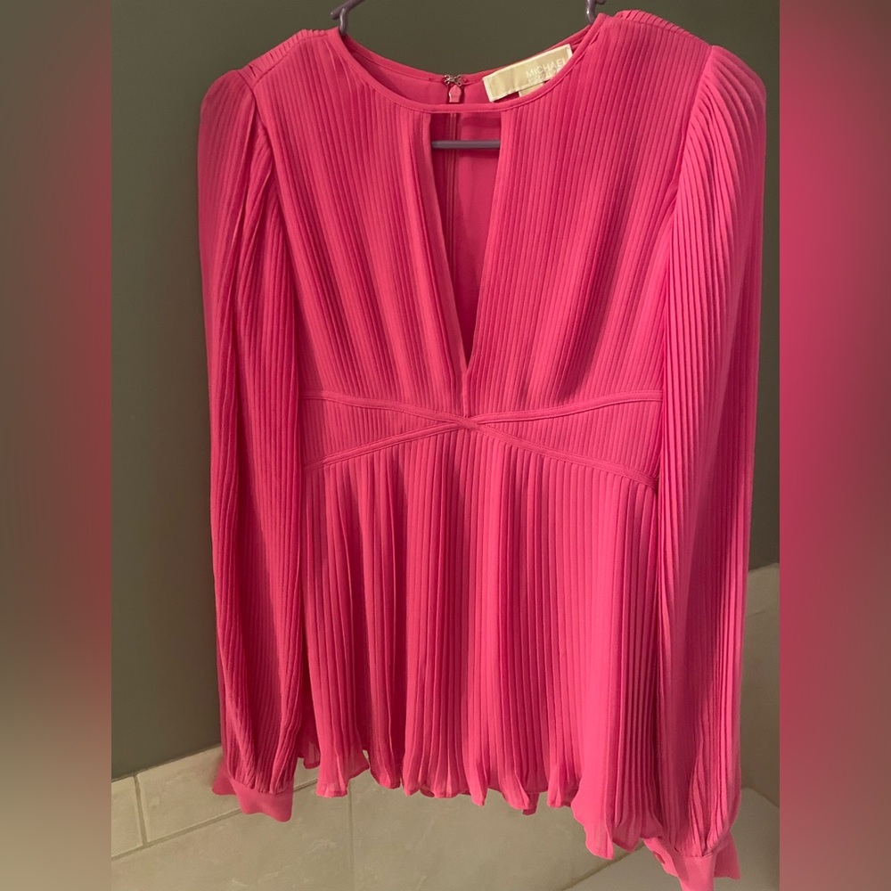 Michael Kors Hot Pink Blouse